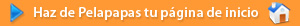 Haz de Pelapapas tu p&aacute;gina de inicio